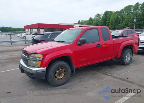 2005 Chevrolet Colorado Ls из США, поврежденный, VIN 1GCDT196858158925